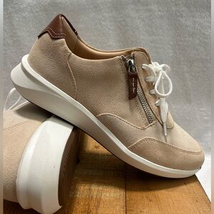 Clarks Zip-Up Sneakers - Women 9.5